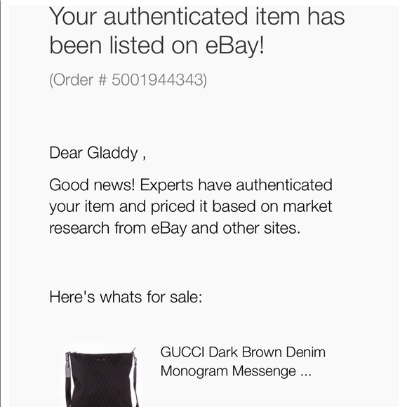 Gucci Dark Brown Demin Monogram Messenger Bag - Picture 8 of 8